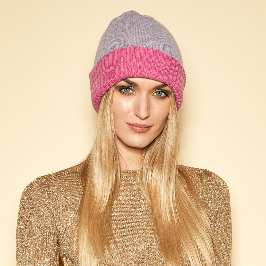 Heather in Bubblegum & Lavender - Soft & Stylish Women's Sweater for Casual Wear, Office Outfits & Cozy Fall Fashion