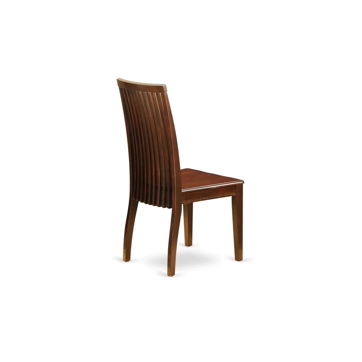 East West Furniture MZIP3-MAH-W 3-Piece Modern Dining Set - 36x54 Inch Rectangle Wooden Table with Drop Leaf & 2 Chairs, Mahogany Finish - Perfect for Small Kitchens, Breakfast Nooks & Compact Dining Spaces