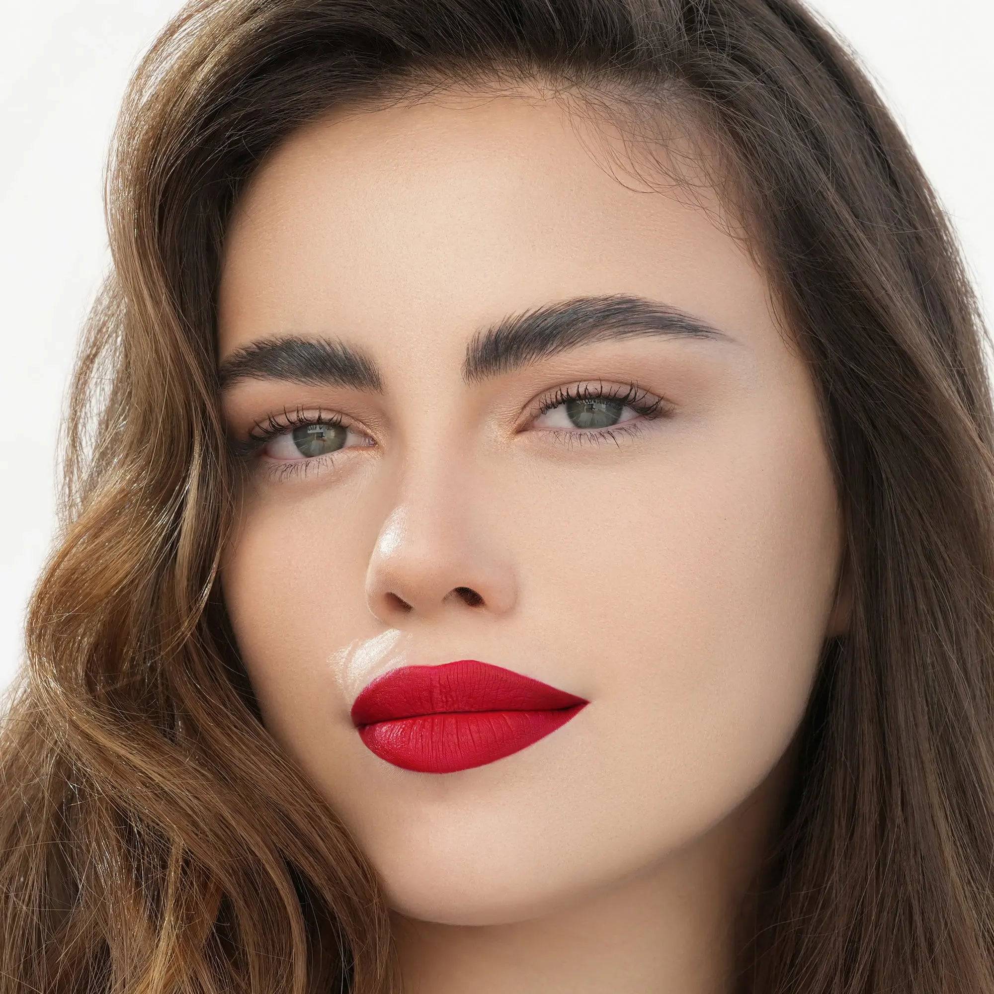 Long-Lasting Matte Liquid Lipstick - Rouge Shade, Vegan & Cruelty-Free - Perfect for Parties, Date Nights & Everyday Wear