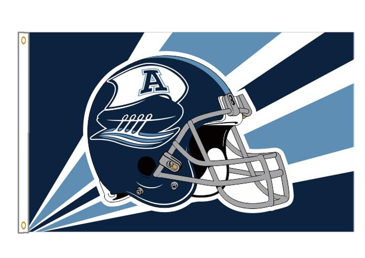 Yerchic Argonauts Team Helmet Flag 3x5ft - Toronto Sports Fan Banner for Indoor & Outdoor Use - Perfect for Garage, Man Cave, Game Room & Wall Decor