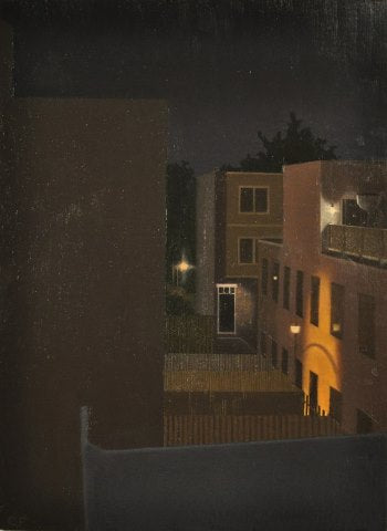 Chris Feiro: Night View from the Studio #2 - Stunning Wall Art Print for Home & Office Decor | Perfect for Living Rooms, Bedrooms & Workspaces