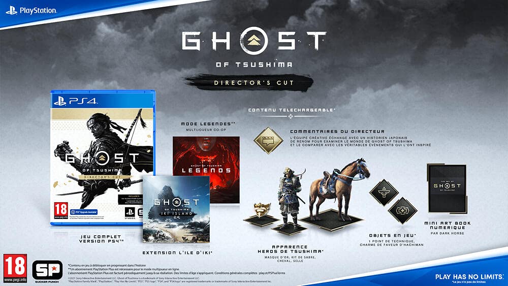 Ghost of Tsushima Director's Cut - PS4 Game | Action-Adventure Samurai Game | Open World Exploration | Perfect for PlayStation 4 Gamers & Japanese Culture Enthusiasts