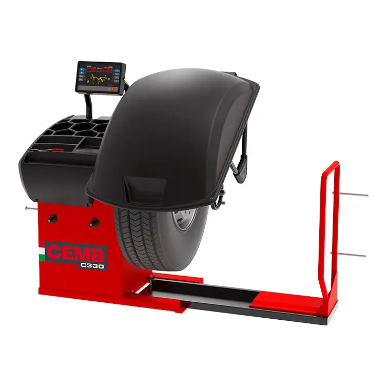 CEMB C330 Heavy Duty Digital Truck Wheel Balancer - Professional Wheel Balancing Machine for Trucks, SUVs & Commercial Vehicles | Perfect for Auto Repair Shops & Tire Service Centers