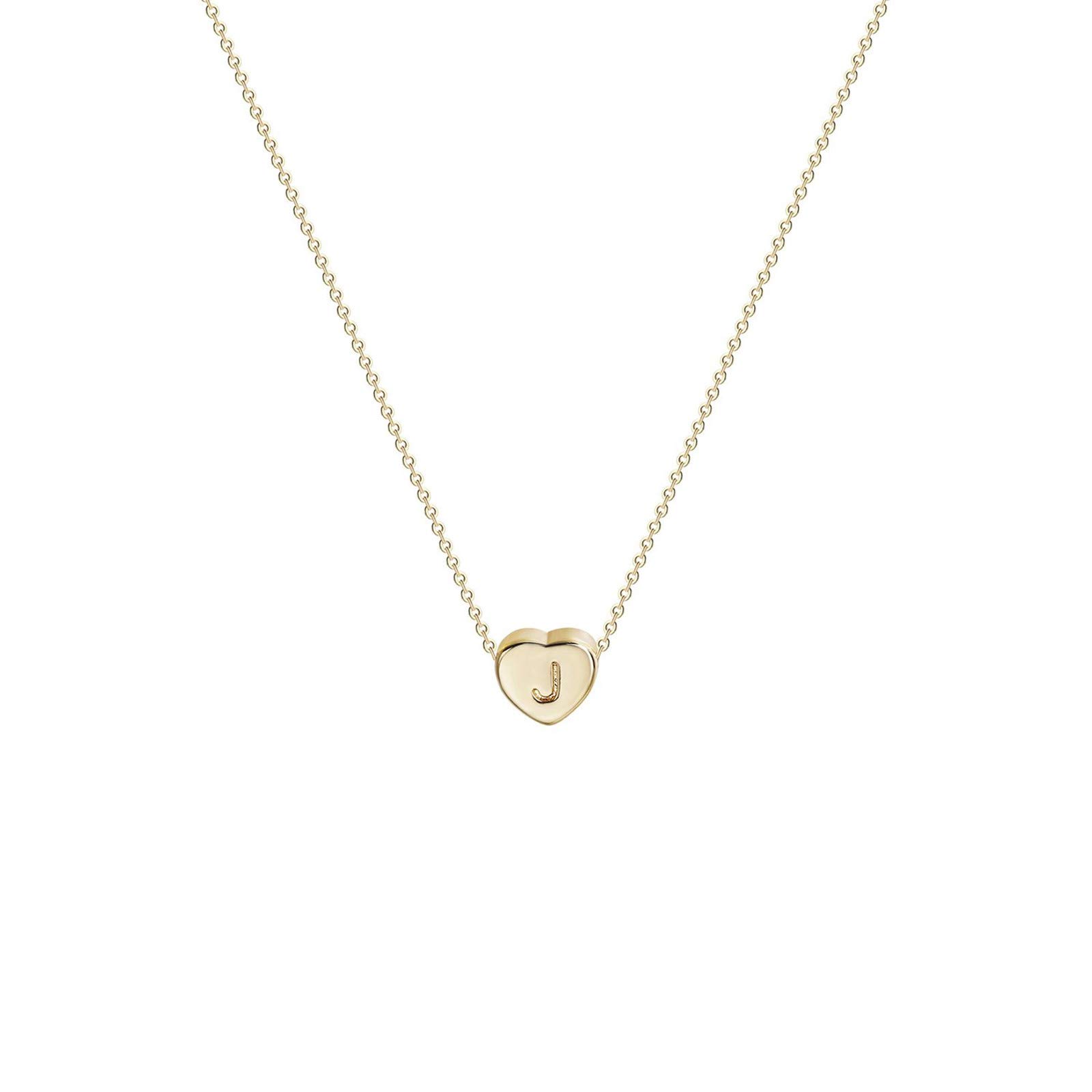 FUERDAI Personalized 26 English Letter Name Necklace for Women - Gold Pendant Chain Jewelry Gift for Her - Perfect for Birthdays, Anniversaries, and Special Occasions