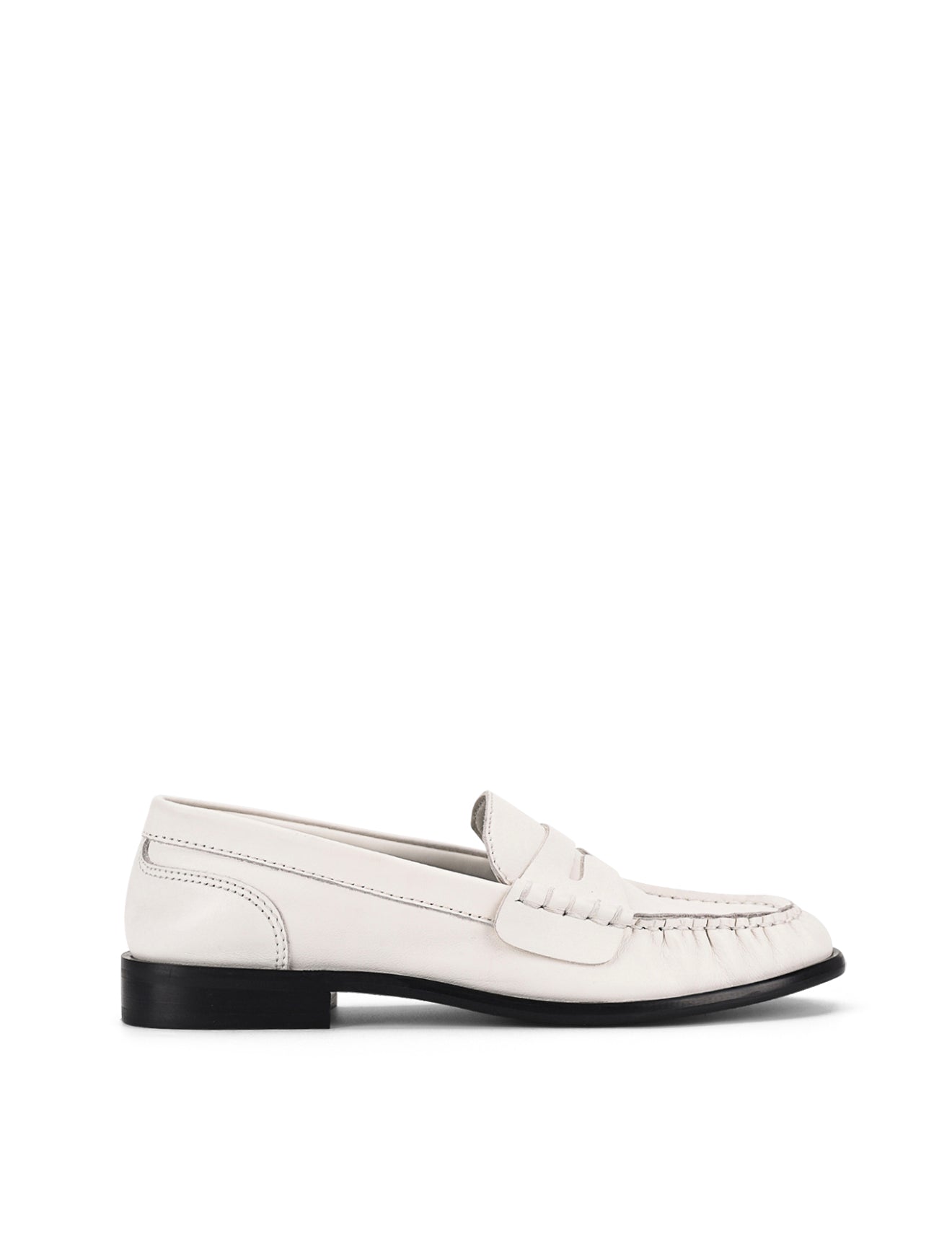 Premium Chalk White Leather Paddy Loafers - Comfortable & Stylish Slip-On Shoes for Men & Women | Perfect for Office, Casual Wear & Travel