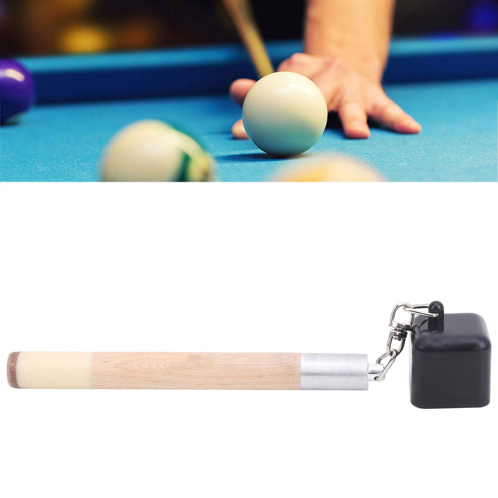 Dilwe 2 in 1 Billiards Tool - Pool Cue Chalk Holder with Pick & Multifunctional Accessory for Billiard Players | Perfect for Game Rooms, Bars & Home Entertainment