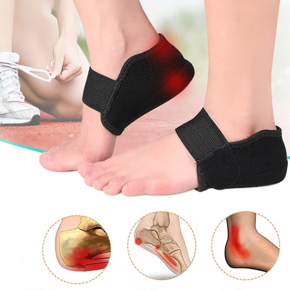 FOMIYES Gel Heel Protectors - 1 Pair Silicone Heel Cushions for Pain Relief & Shock Absorption | Comfortable Heel Pads for Shoes, Boots & High Heels | Perfect for Running, Walking & Everyday Wear