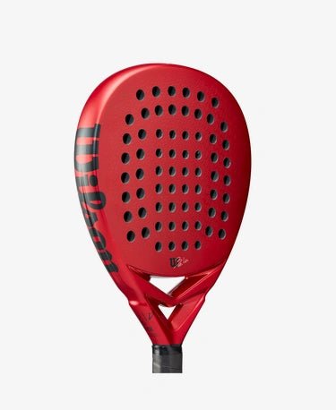 Wilson Bela ELITE V2 Padel Racket - Professional Carbon Fiber Paddle Tennis Racket for Advanced Players (Red/Black) - Perfect for Competitive Padel Matches & Training Sessions