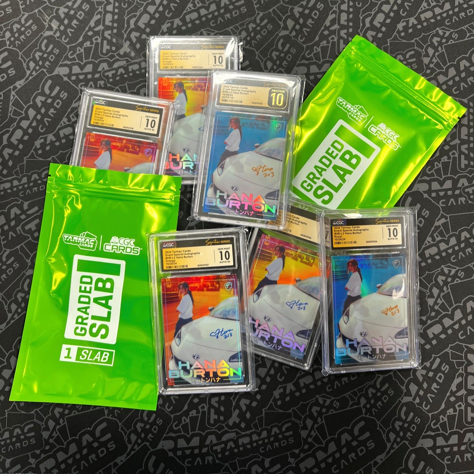 Tarmac Cards Hana Burton Event Special Graded Slab Pack 01 - Collectible Trading Cards for Sports Fans & Card Grading Enthusiasts - Perfect for Display, Trading & Investment
