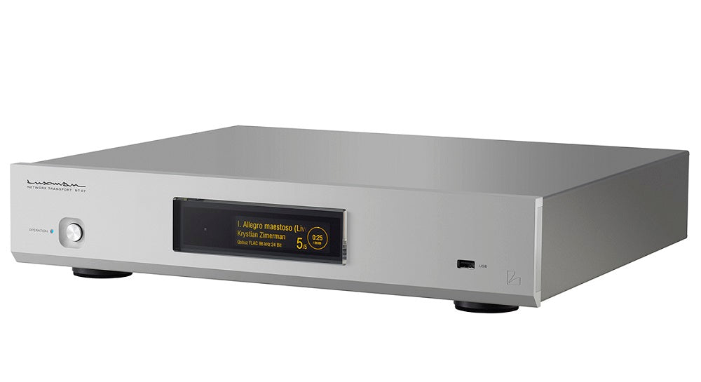 Luxman NT-07 High-End Network Transport Streaming Music Player - Perfect for Audiophiles & Home Theater Systems