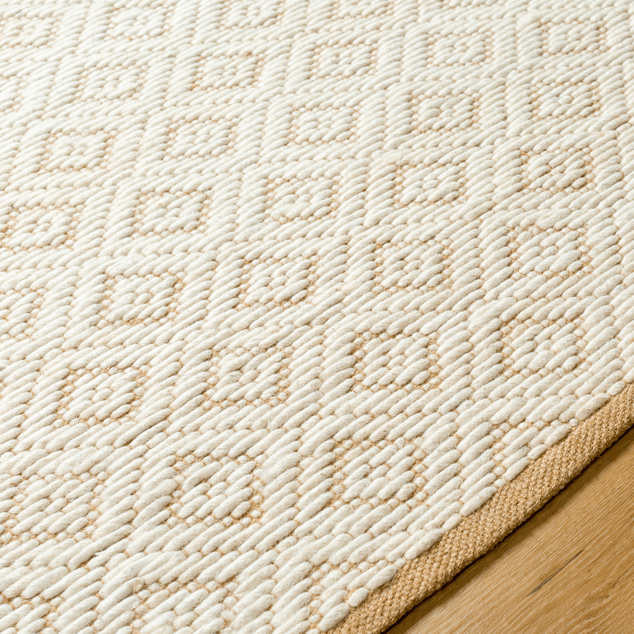 Premium Ahlat Cream & Brown Wool Blend Area Rug - Soft & Durable Handmade Carpet for Living Room, Bedroom, Dining Area - Multiple Sizes Available (5x8, 8x10, 9x12)