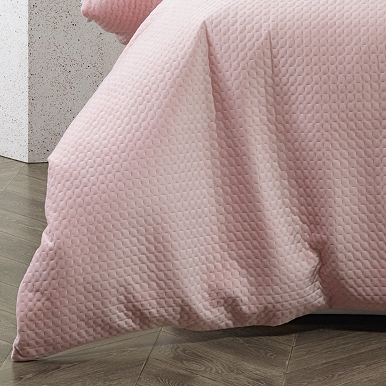 Bianca Elin Quilt Cover Set in Dusty Pink - Soft & Luxurious Bedding for Cozy Bedrooms & Guest Rooms