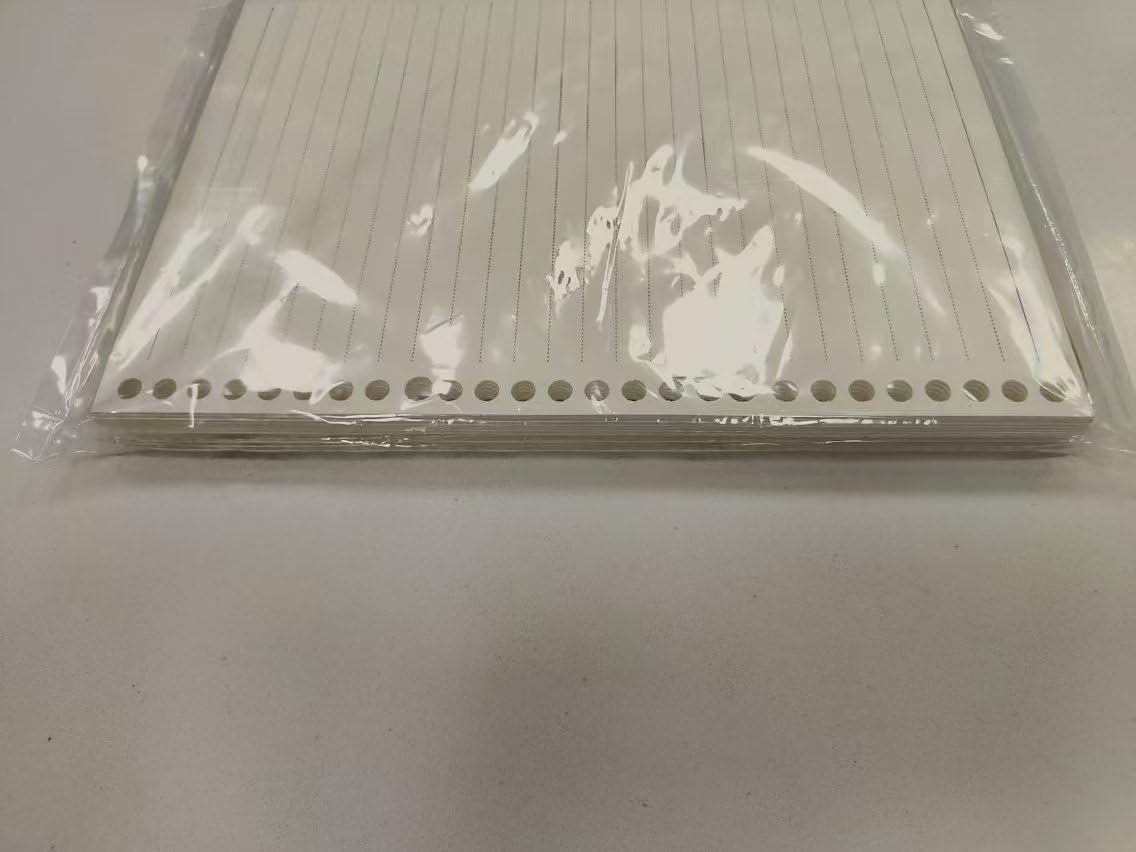 4 Pack A4 4-Hole Plastic Binder Pockets - Waterproof Document Folders for Receipts, Tickets & Papers - Office Organization & School Supplies (A4 Size) - Perfect for Filing, Storage & Document Protection