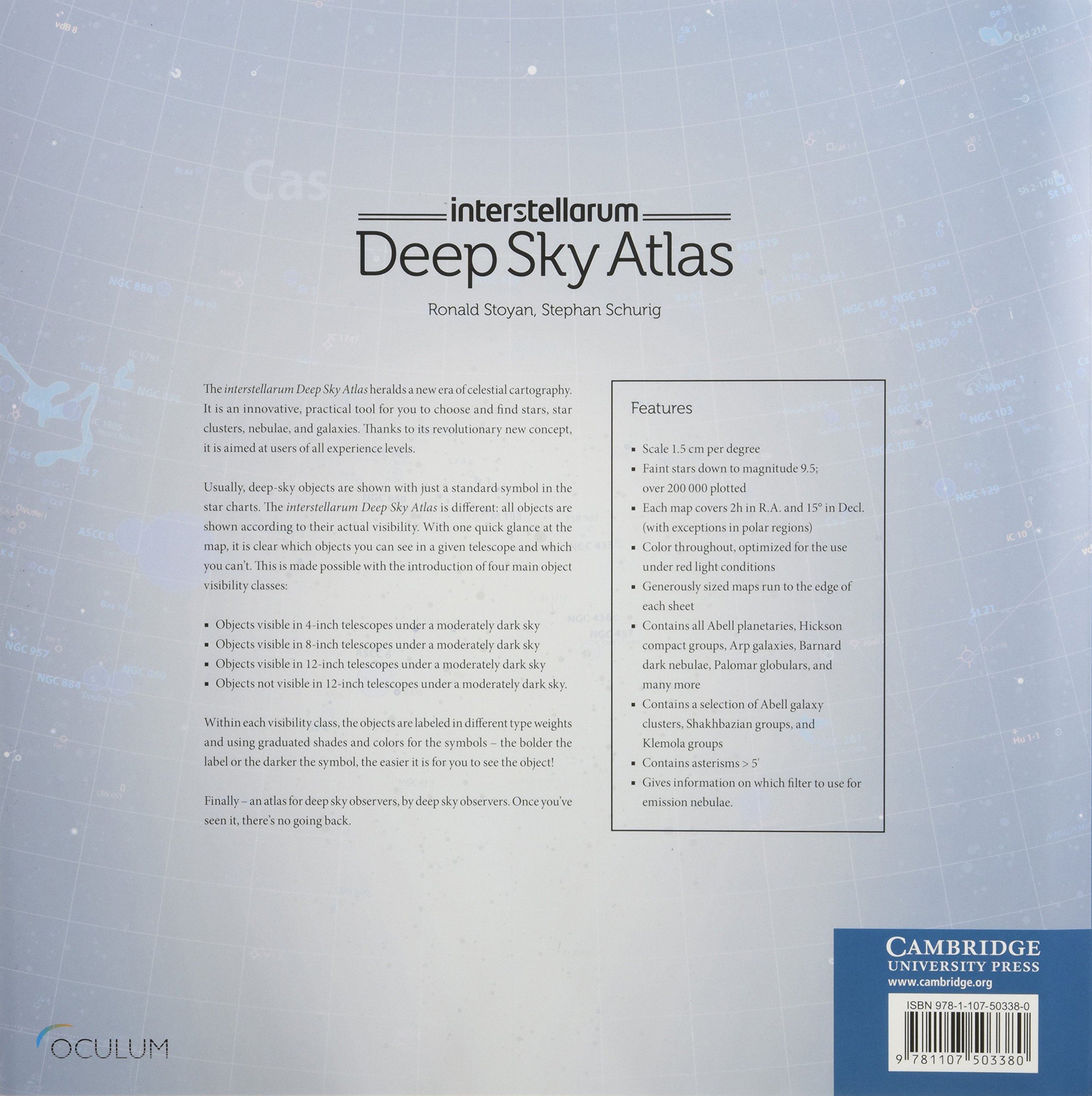 Interstellarum Deep Sky Atlas: Desk Edition – Premium Star Map for Astronomy Enthusiasts – Perfect for Stargazing, Telescope Observation & Astrophotography