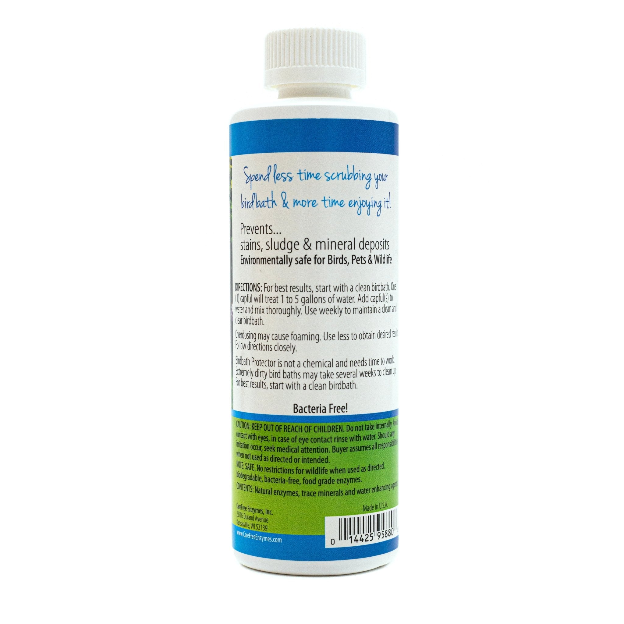 Birdbath Protector - Keep Water Clean & Clear | Prevents Algae & Debris | Perfect for Outdoor Garden Bird Baths