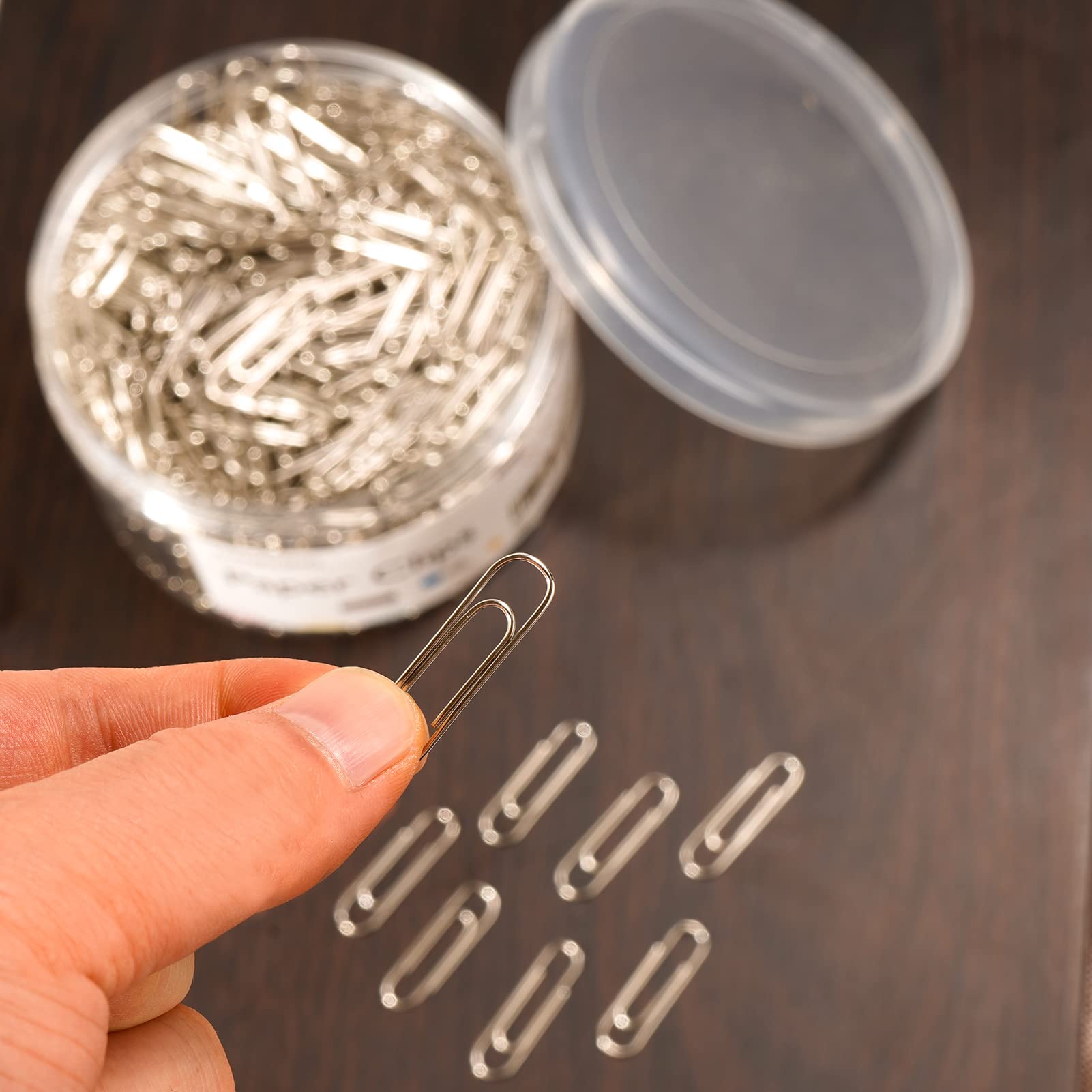 750 Pack Silver Medium Paper Clips 1.3 Inch (33mm) - Bulk Office & School Supplies for Organizing Documents, DIY Crafts, and Daily Use - Durable & Rust-Resistant Paperclips for Filing, Scrapbooking, and Home Office Organization