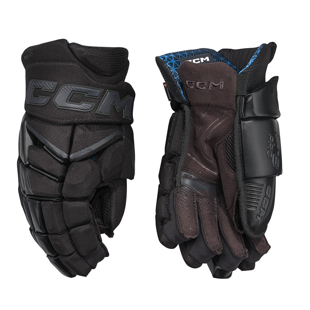 CCM Jetspeed FT8 Pro Junior Ice Hockey Gloves - Youth Hockey Gear for Performance & Protection - Perfect for Games, Practices & Training