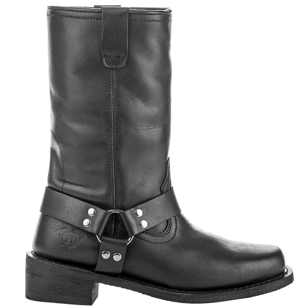 Highway 21 Spark Motorcycle Boots - Durable Leather Riding Boots for Men & Women - Waterproof & All-Weather Protection - Ideal for Long-Distance Touring & Adventure Riding