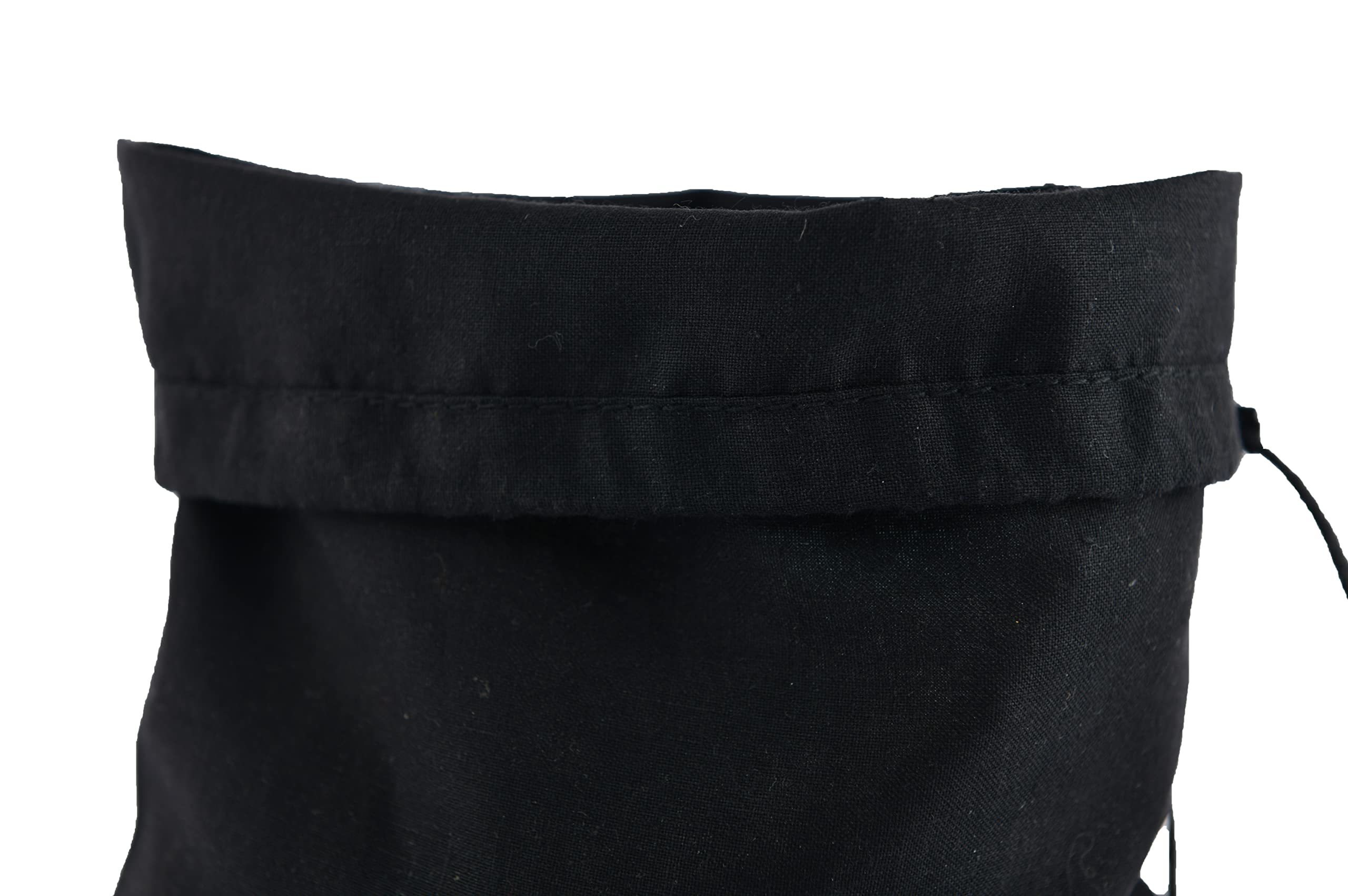 Premium 12x18 Inch Black Cotton Muslin Drawstring Bags - Biodegradable & Reusable Eco-Friendly Packaging (Pack of 100) | Perfect for Wedding Favors, Gift Bags, Party Favors & Retail Packaging