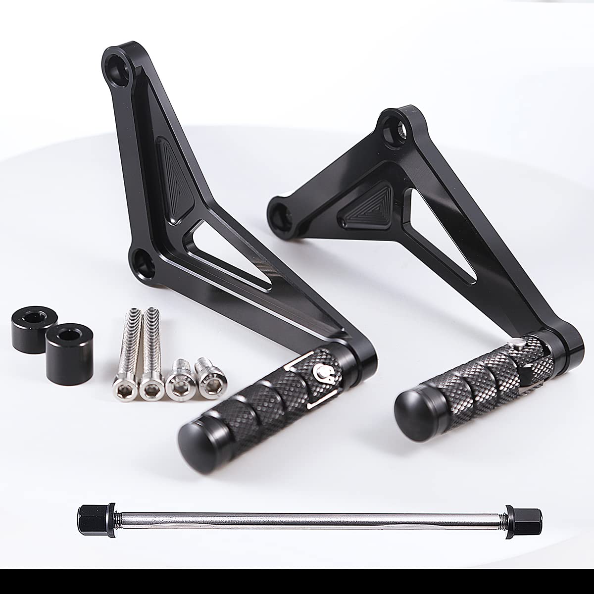 Honda Monkey 125 Rear Passenger Footrest Foot Pegs Bracket (2018-2023) - Black | Durable Motorcycle Accessories for Comfortable Riding & Passenger Safety