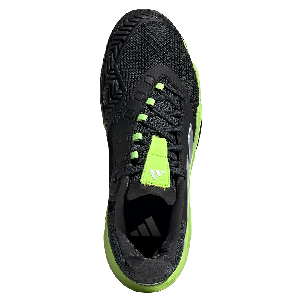 Men's Barricade 13 Clay Tennis Shoes - Core Black & Lucid Lemon | High-Performance Clay Court Shoes for Competitive Play & Training