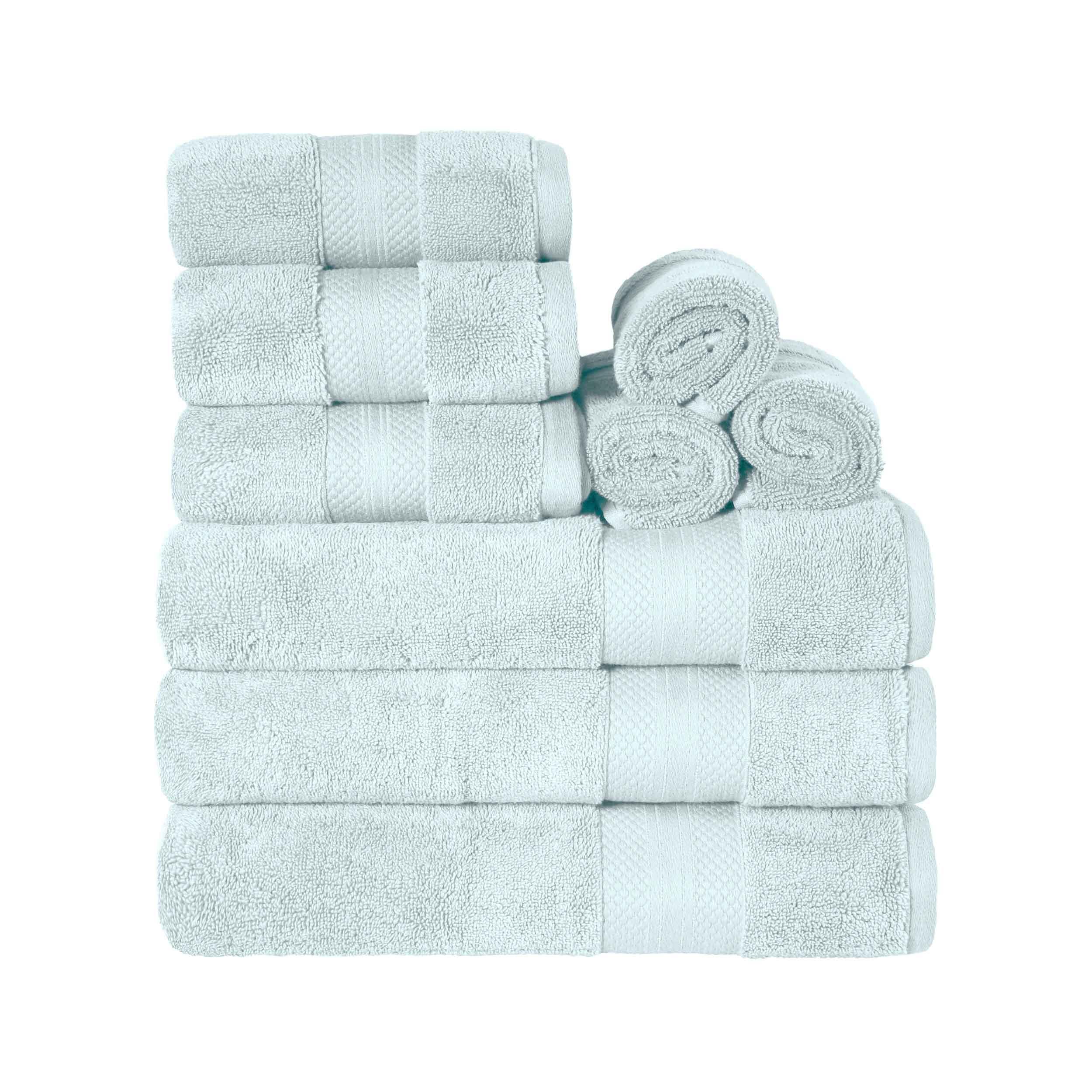 Premium 9-Piece Turkish Cotton Towel Set - Ultra Soft, Highly Absorbent Bath & Beach Towels for Spa, Pool, Gym & Luxury Home Use