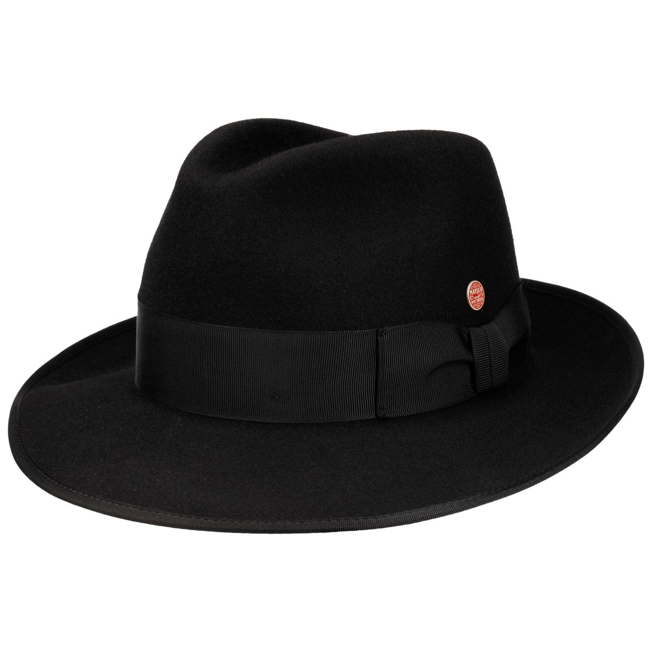 Premium Atos Fedora Wool Hat by Mayser - Classic Men's Winter Fashion Accessory for Outdoor Events & Formal Occasions