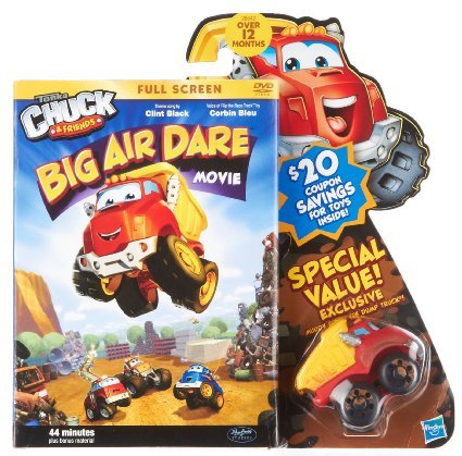 Chuck Big Air Dare DVD & Vehicle - Extreme Stunt Action for Kids & Adults - Perfect for Birthday Gifts & Adventure Parties