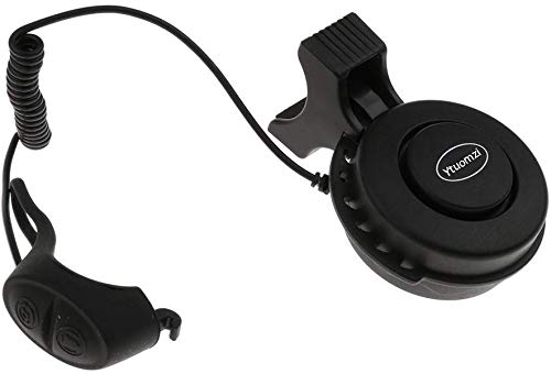USB Rechargeable Electric Bike Horn - 120dB Loud Waterproof Bicycle Bell with 3 Alert Modes for Mountain & Road Bikes, Scooters (22-31.8mm Handlebar) - Perfect for Commuting, Cycling Safety & Urban Riding