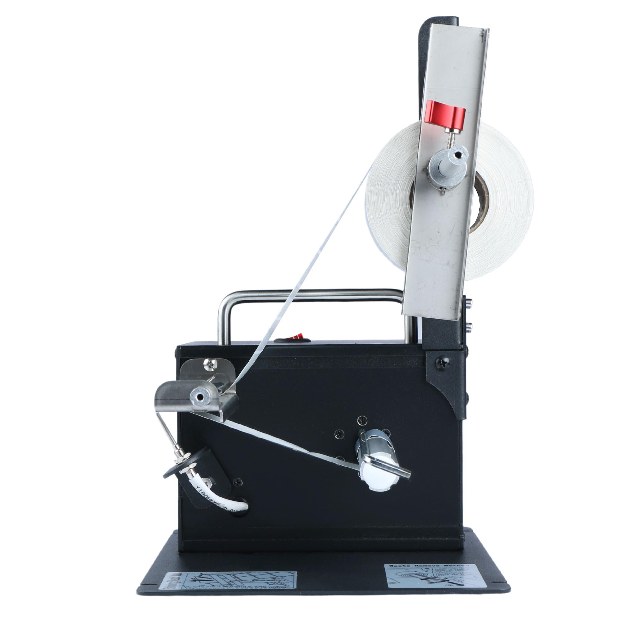 U.S. Solid Automatic Label Dispenser Machine with Fiber Optic Sensor - Clear & Opaque Labels (10-115mm Width, 8-130mm Length) - Perfect for Warehouse, Retail & Shipping Labeling