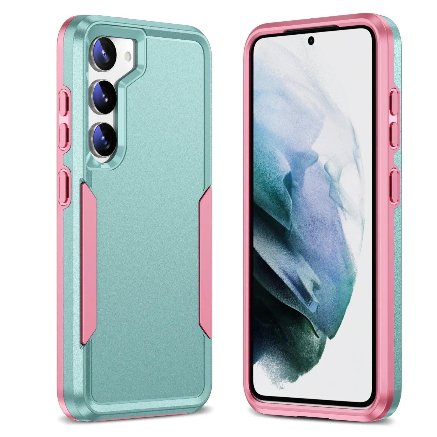 Samsung Galaxy S24 Shockproof Case - Heavy Duty Anti-Slip Protective Phone Cover for Everyday Use, Outdoor Activities & Travel
