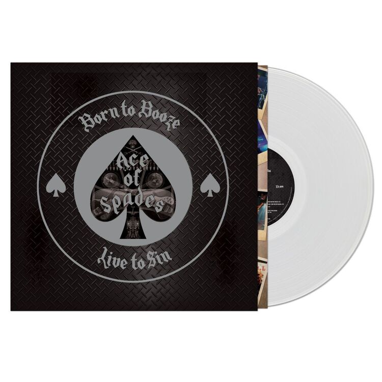 Ace Of Spades LP - Born To Booze Live To Sin Vinyl Record | Classic Rock Music Album for Collectors & Music Lovers | Perfect for Home Listening & Party Nights