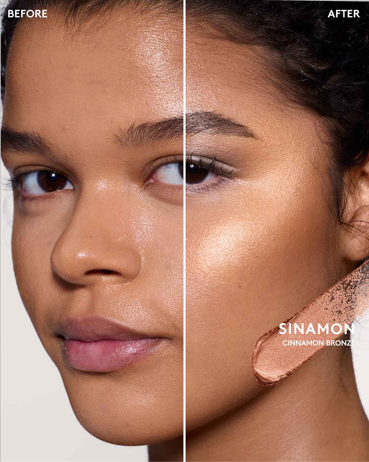 Match Stix Shimmer Skinstick in Sinamon - Creamy Highlighter Stick for Glowing Makeup, Perfect for Face & Body - Ideal for Parties, Date Nights & Everyday Glam