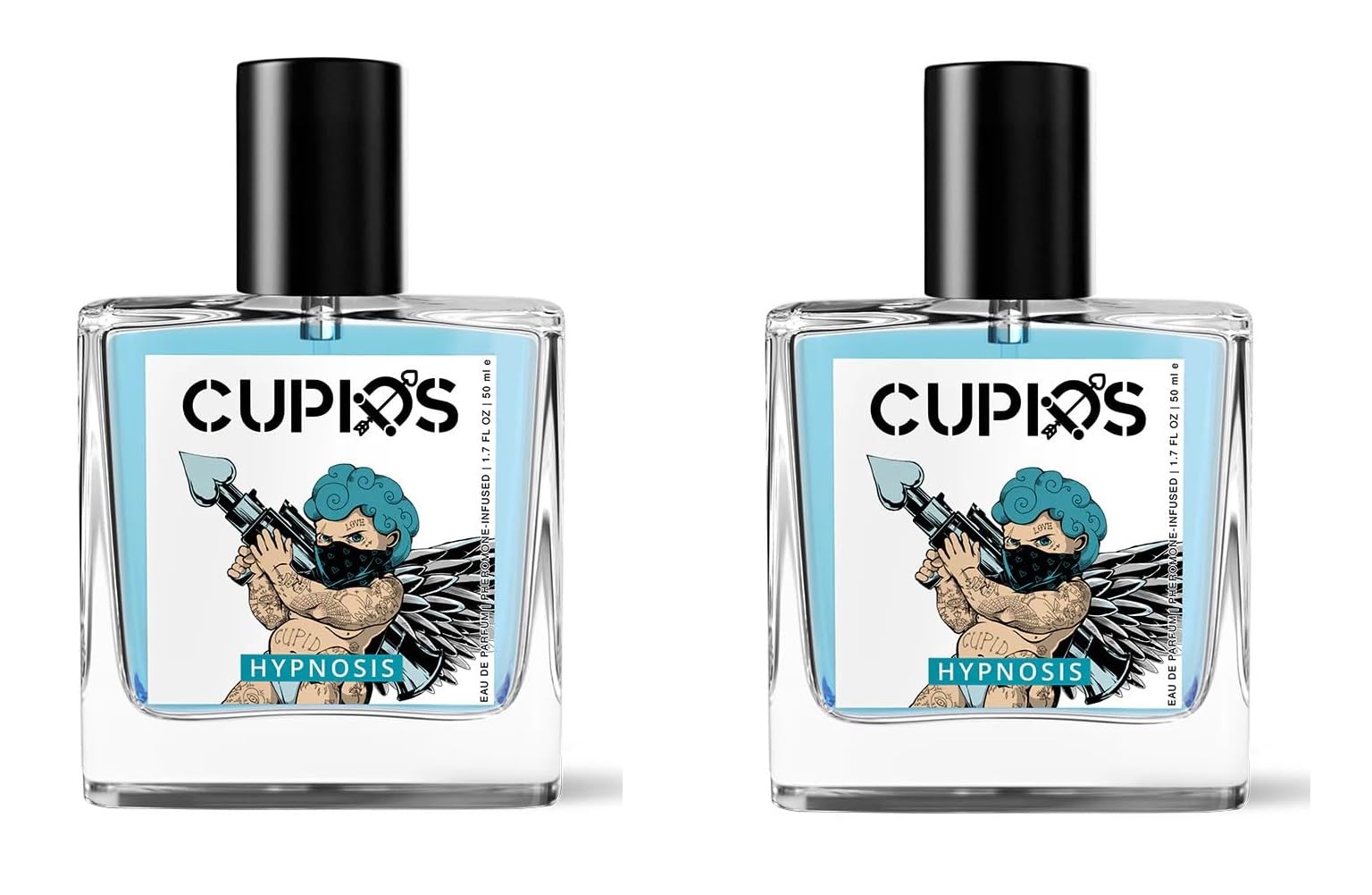 Actiwow 100ml Perfume for Men - Long Lasting Fragrance Cologne Set of 2 (Cupid Scent) - Unique Scent Formula for Date Night, Office & Special Occasions