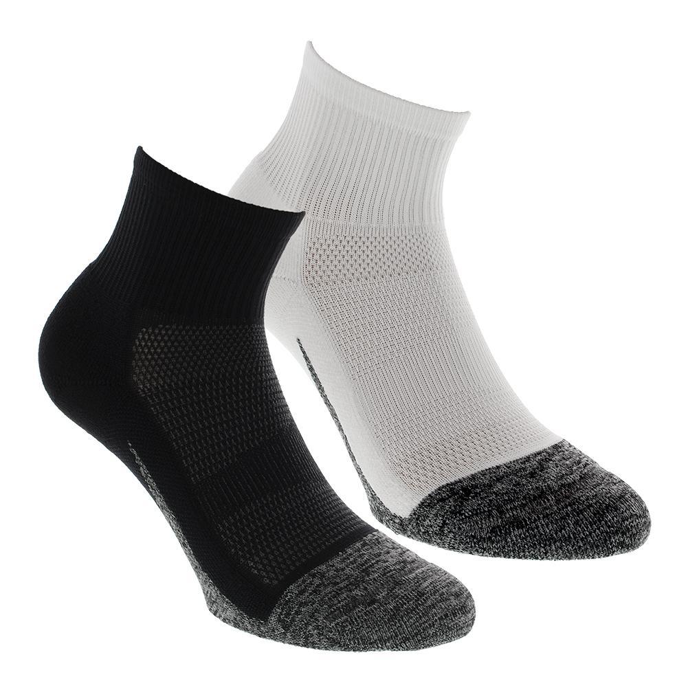 Elite Light Cushion Quarter Tennis Socks for Men & Women - Breathable Athletic Socks for Running, Basketball, Workout & Sports - Non-Slip Comfort Socks with Arch Support
