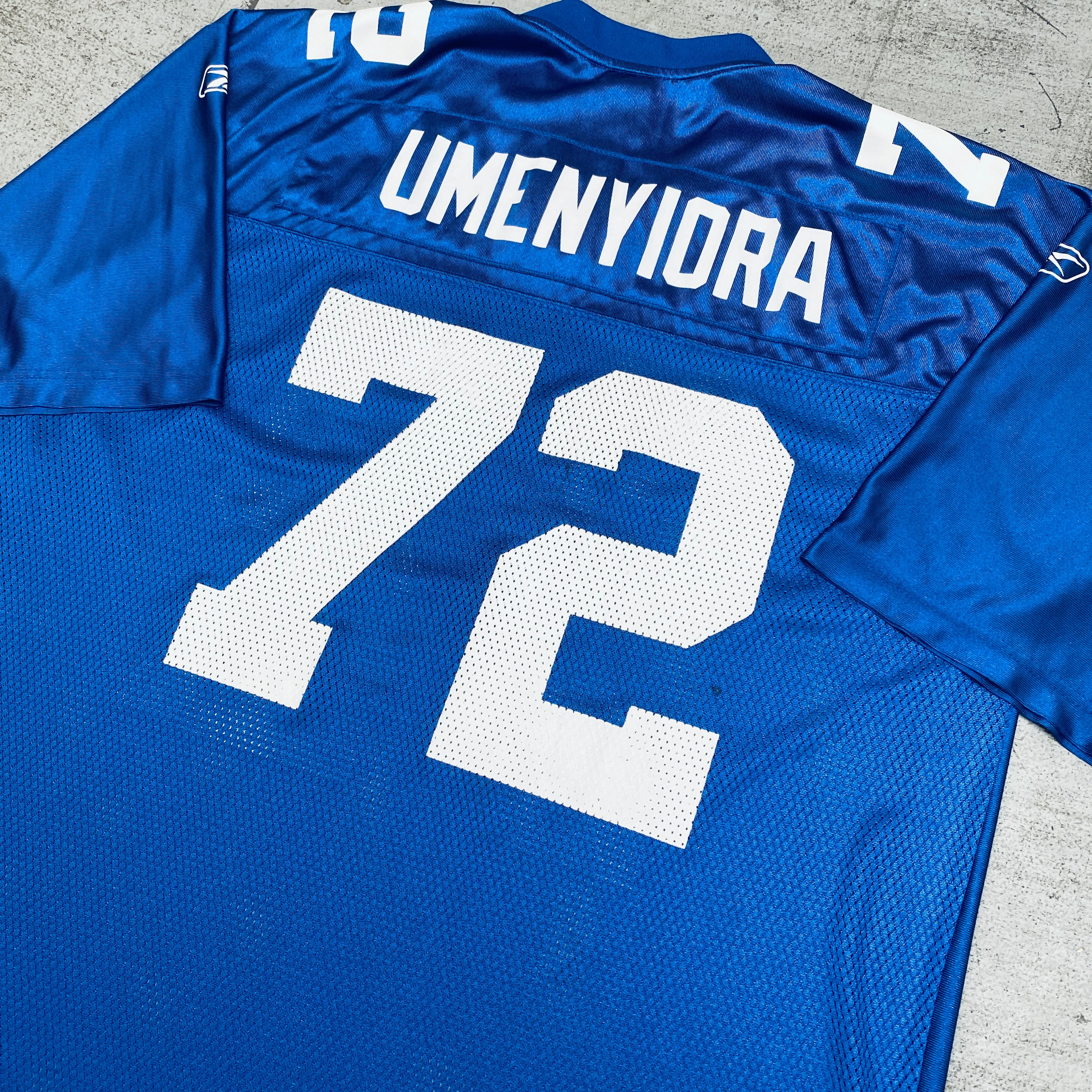 New York Giants Osi Umenyiora 2005/06 NFL Jersey XL - Authentic Football Jersey for Fans & Collectors - Perfect for Game Day, Tailgating & Sports Memorabilia Display
