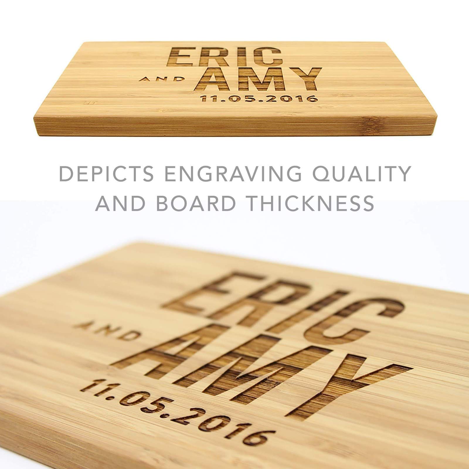 Premium Large Bamboo BBQ Cutting Board - 17.75 x 11-inch Laser Engraved Chopping Board for Kitchen, Chef & Grill - Perfect Gift for Christmas, Birthday & Housewarming - Ideal for Meat, Vegetables & Charcuterie Serving