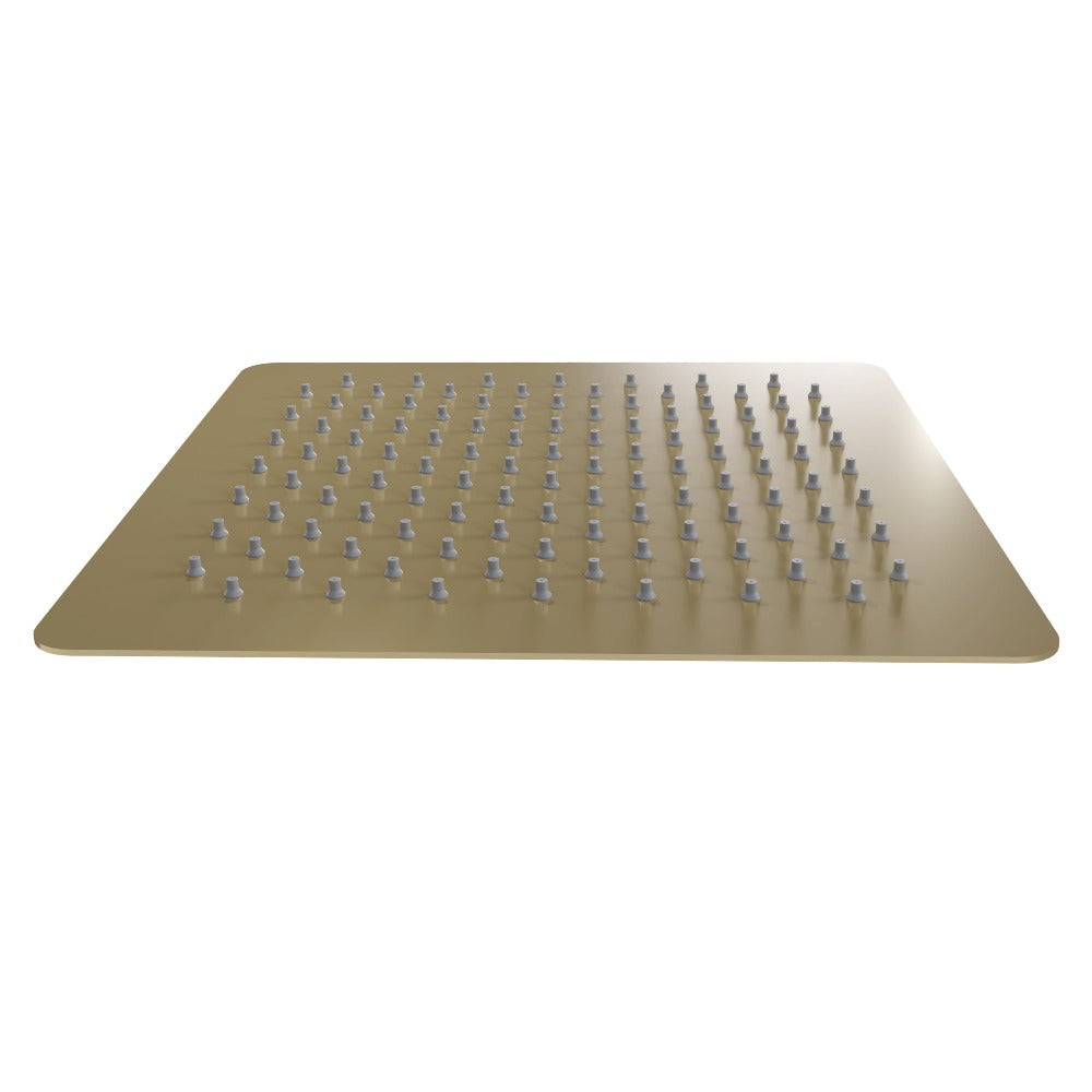 ZLINE Bliss 12 Inch Rainfall Shower Head in Champagne Bronze - High Pressure Luxury Showerhead with Adjustable Angle for Spa-Like Bathroom Experience (BLS H12 CB)