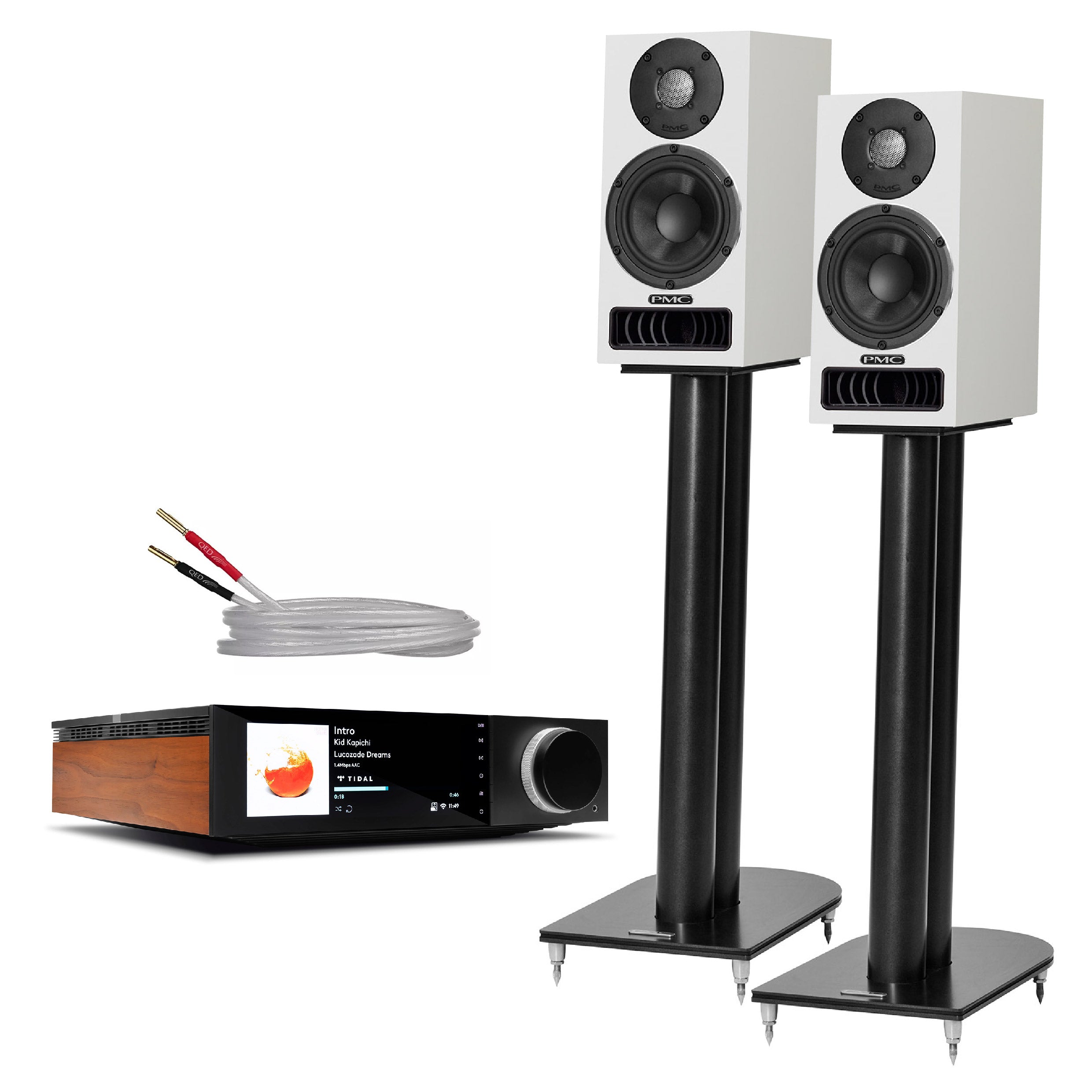 PMC Twenty5 21i Bookshelf Speakers & Integrated Amplifier Bundle - Premium Hi-Fi Audio System for Home Theater & Music Listening
