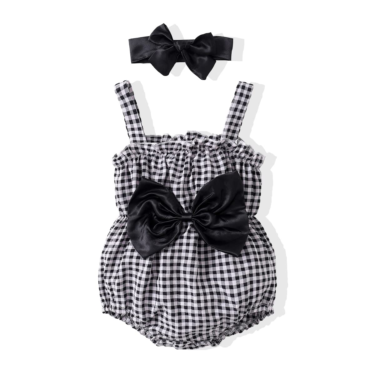 Newborn Baby Girl Clothes - Soft Cotton Linen Romper Jumpsuit | Cute Infant Bodysuit for Summer Outfits | Perfect for Playtime, Photos & Special Occasions