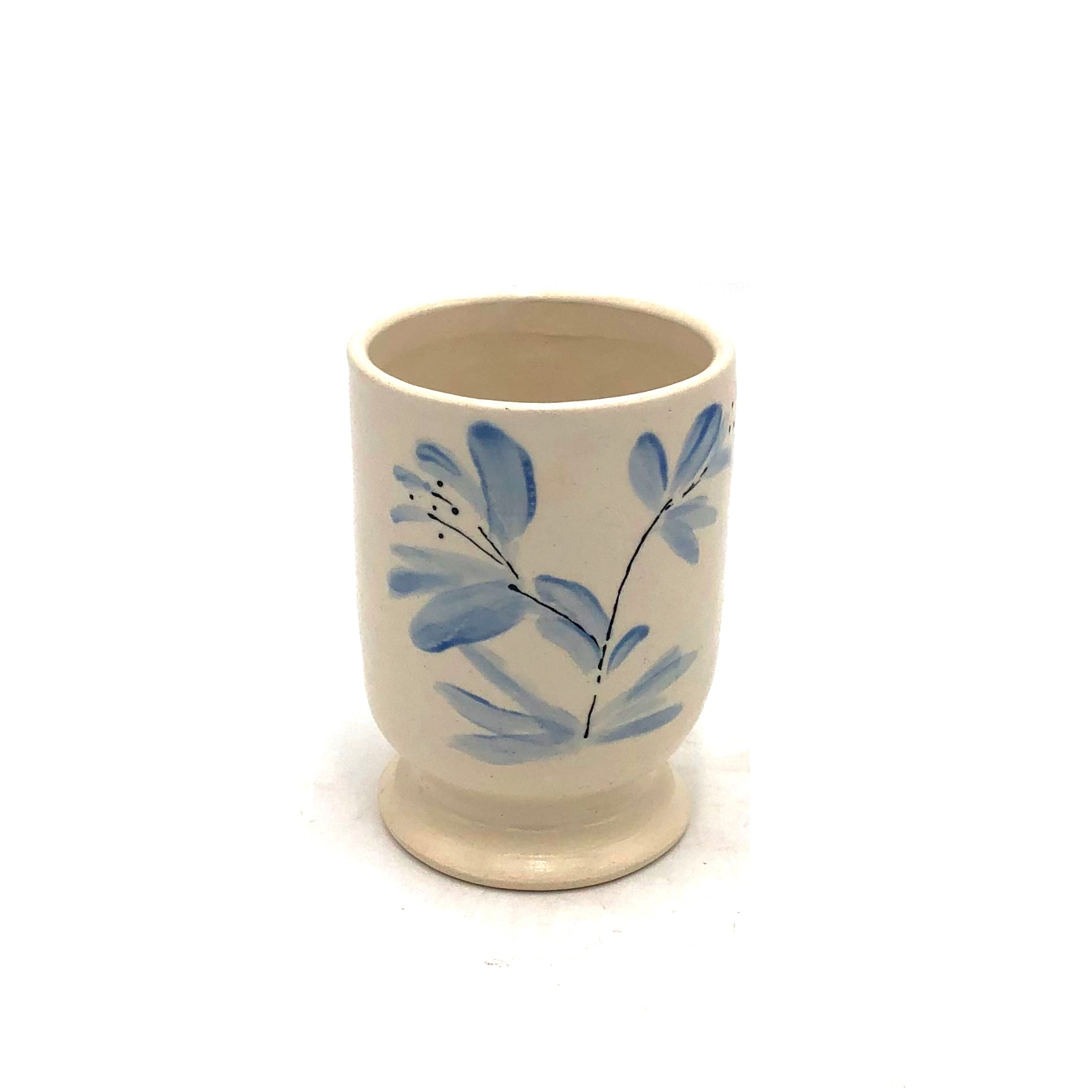 Handpainted Porcelain Tumbler with Free Design - Sullivan FF - Perfect for Coffee, Tea & Home Decor