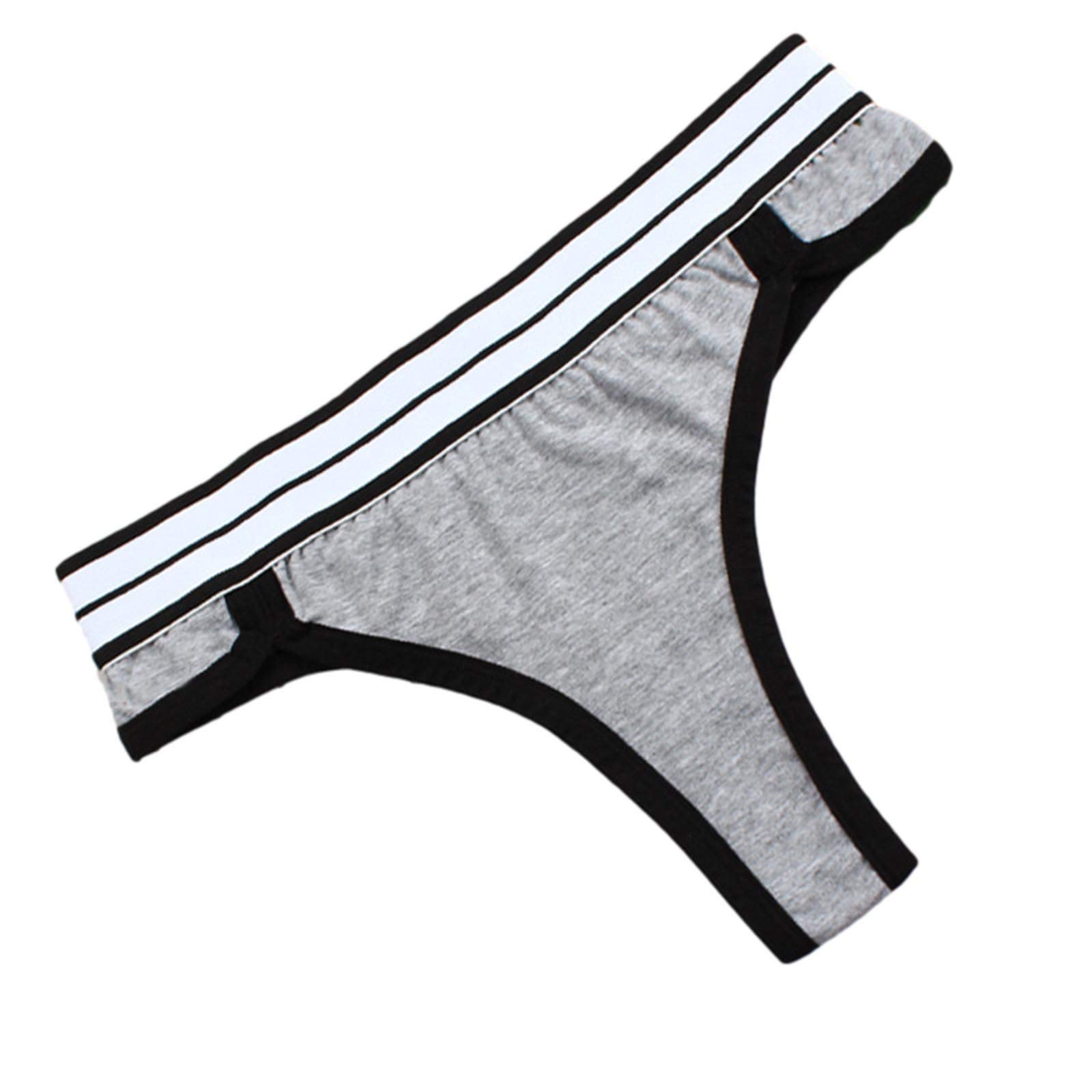 Breathable Stretch Panties for Women - Soft Cotton Underwear with Sexy Stripes - Plus Size Comfortable Lingerie for Everyday Wear & Special Occasions