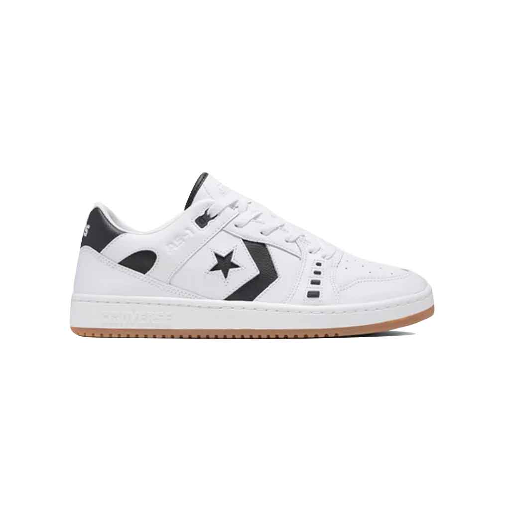 Converse AS 1 Pro Ox White/Black/White Basketball Shoes - Classic High-Top Sneakers for Men & Women - Perfect for Streetwear, Casual Wear & Court Performance