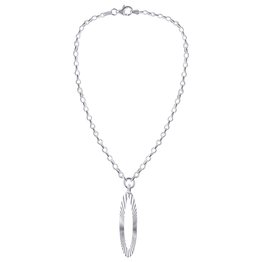 925 Sterling Silver 3mm Wide Chain Necklace for Women - Dainty Layering Necklace, Minimalist Jewelry Gift for Her - Perfect for Everyday Wear, Special Occasions & Gift Giving
