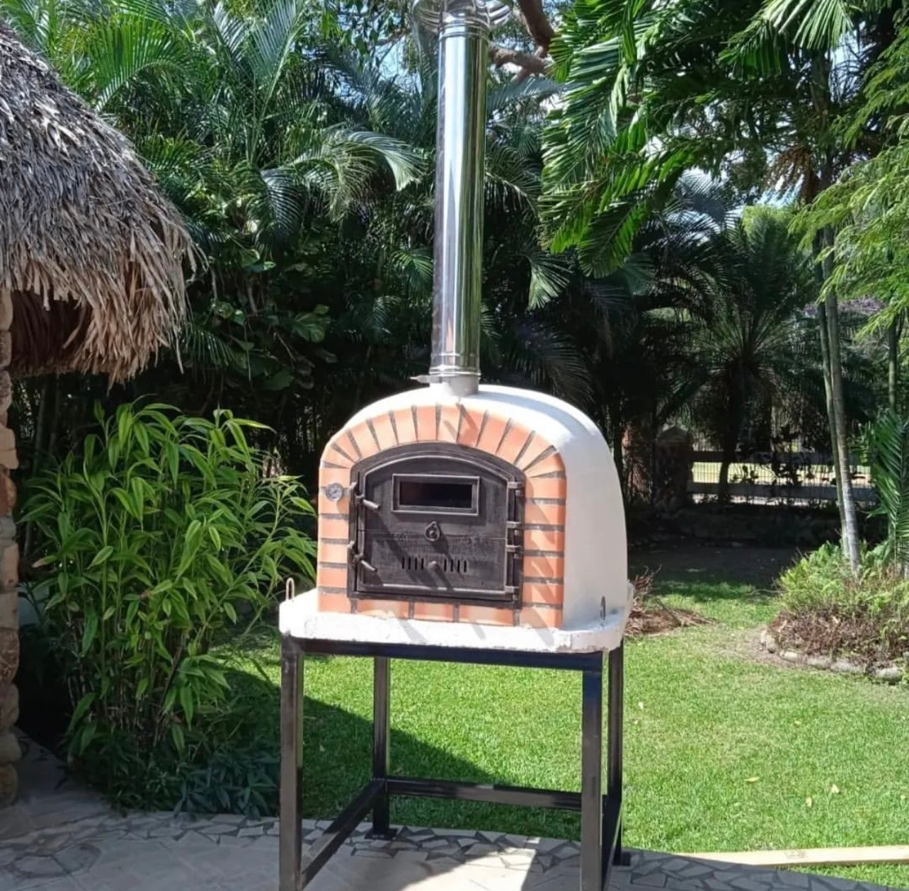Premium LISBOA Wood Fired Pizza Oven - Best Seller for Outdoor Cooking, Backyard Parties & Authentic Italian Pizza Making