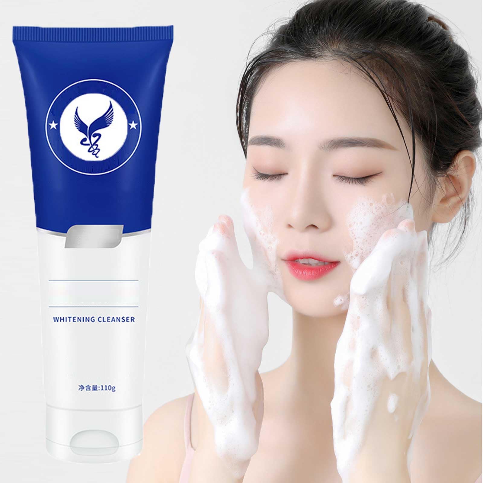 Caoantang Niacinamide Brightening Facial & Body Cleanser - Whitening, Purifying & Hydrating Face Wash for Glowing Skin - Perfect for Daily Skincare Routine & Acne-Prone Skin (2 Pack)