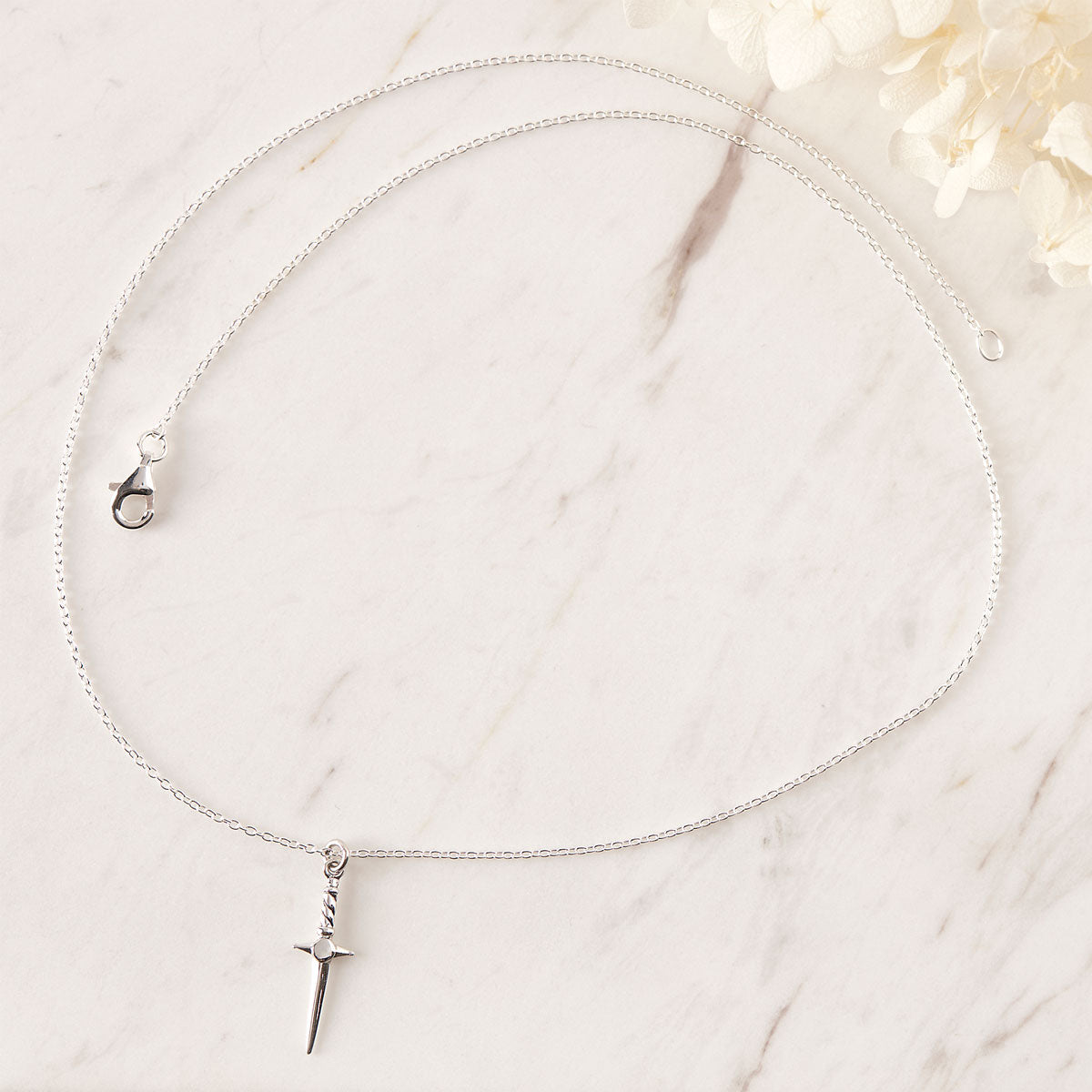 Cosmic Dagger Necklace - Elegant Stainless Steel Pendant with Adjustable Chain - Perfect for Gifts, Cosplay, and Gothic Fashion Accessories