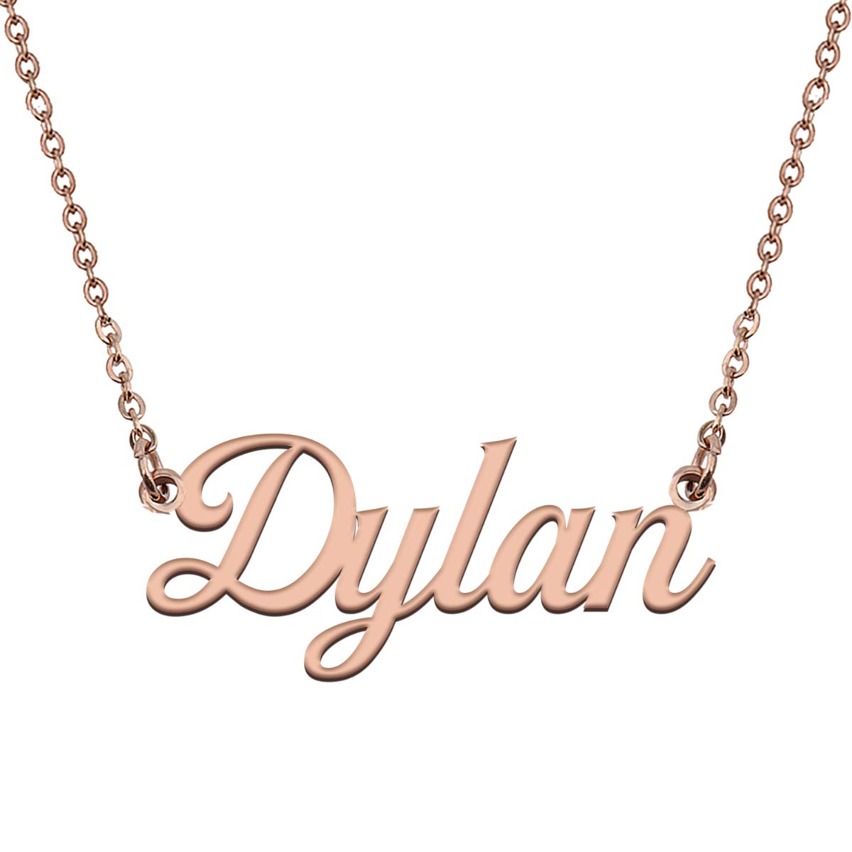 HUAN XUN Custom Name Necklace for Women - Personalized Gift for New Moms, Birthday, Anniversary & Special Occasions | Elegant Layering Jewelry for Everyday Wear