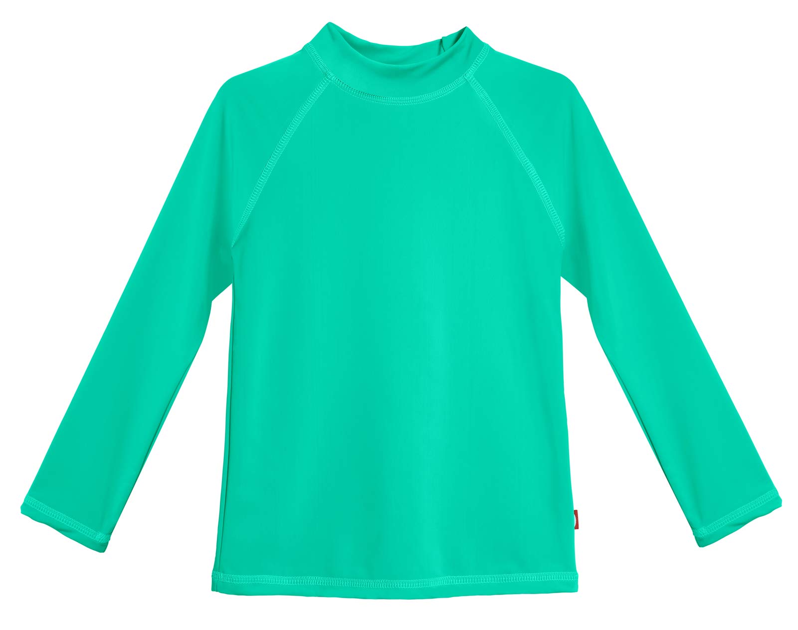 City Threads Girls' SPF50 Rash Guard Sun Protection Swim Shirt for Pool, Beach & Outdoor Water Activities | Made in USA