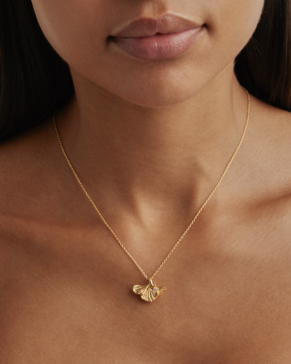 18K Gold Vermeil Ocean Whisper Necklace - Elegant Dainty Wave Pendant Jewelry for Women | Perfect for Beach Weddings, Anniversary Gifts & Everyday Layering